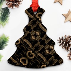 Modern Intricate Print Pattern Christmas Tree Ornament (two Sides) by dflcprintsclothing