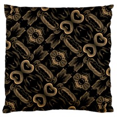 Modern Intricate Print Pattern Large Cushion Case (one Side) by dflcprintsclothing