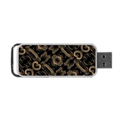 Modern Intricate Print Pattern Portable Usb Flash (two Sides) by dflcprintsclothing