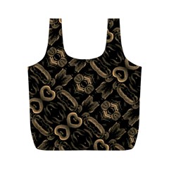 Modern Intricate Print Pattern Full Print Recycle Bag (m) by dflcprintsclothing