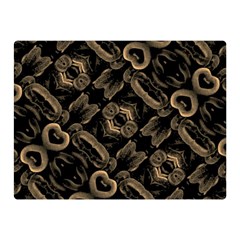 Modern Intricate Print Pattern Double Sided Flano Blanket (mini) 