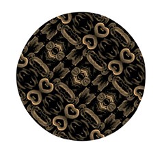 Modern Intricate Print Pattern Mini Round Pill Box by dflcprintsclothing