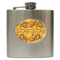 Folk Flowers Hip Flask (6 Oz) by Eskimos