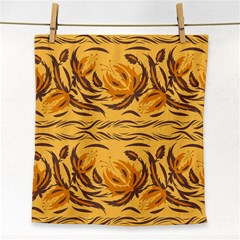 Folk Flowers Face Towel by Eskimos