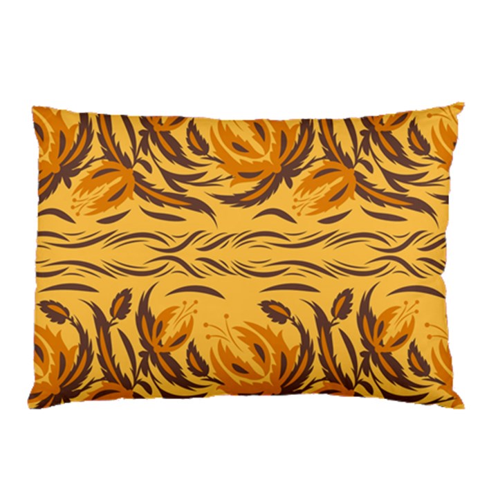 Folk flowers Pillow Case (Two Sides)