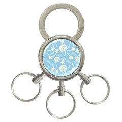 Blue Fantasy 3-ring Key Chain by Eskimos