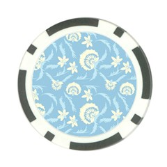 Blue Fantasy Poker Chip Card Guard by Eskimos