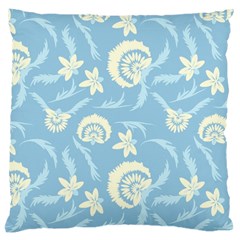 Blue Fantasy Large Cushion Case (one Side) by Eskimos