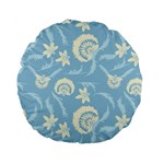 Blue fantasy Standard 15  Premium Round Cushions Front