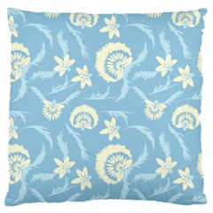 Blue Fantasy Large Flano Cushion Case (two Sides) by Eskimos