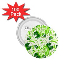 Green Leaves 1 75  Buttons (100 Pack)  by Eskimos