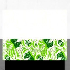 Green Leaves Rectangular Jigsaw Puzzl by Eskimos