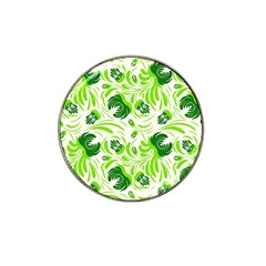 Green Leaves Hat Clip Ball Marker (4 Pack) by Eskimos