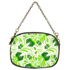 Green Leaves Chain Purse (one Side) by Eskimos