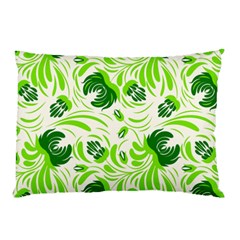 Green Leaves Pillow Case by Eskimos