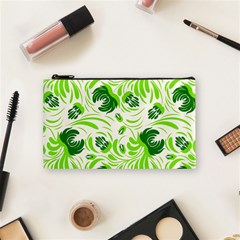 Green Leaves Cosmetic Bag (small) by Eskimos