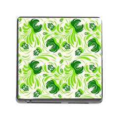 Green Leaves Memory Card Reader (square 5 Slot) by Eskimos