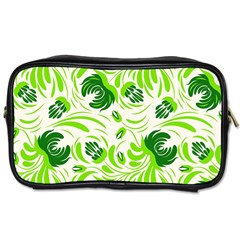 Green Leaves Toiletries Bag (one Side) by Eskimos