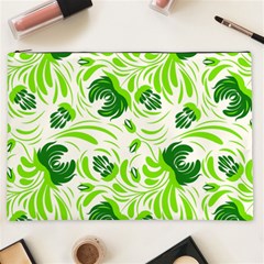 Green Leaves Cosmetic Bag (xxl) by Eskimos