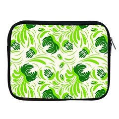 Green Leaves Apple Ipad 2/3/4 Zipper Cases by Eskimos