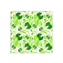 Green Leaves Satin Bandana Scarf by Eskimos