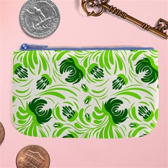 Green Leaves Large Coin Purse by Eskimos