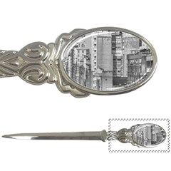 Aerial View Montevideo Uruguay Letter Opener by dflcprintsclothing