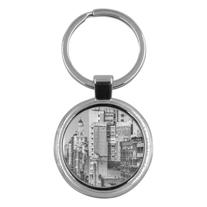 Aerial View Montevideo Uruguay Key Chain (Round)