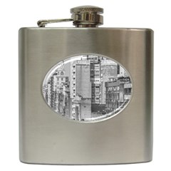 Aerial View Montevideo Uruguay Hip Flask (6 Oz)