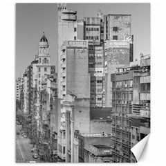 Aerial View Montevideo Uruguay Canvas 8  X 10  by dflcprintsclothing