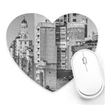 Aerial View Montevideo Uruguay Heart Mousepads Front