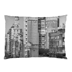 Aerial View Montevideo Uruguay Pillow Case by dflcprintsclothing