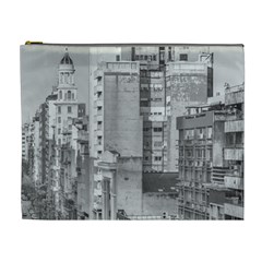 Aerial View Montevideo Uruguay Cosmetic Bag (xl) by dflcprintsclothing