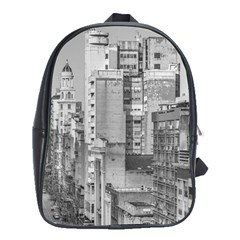 Aerial View Montevideo Uruguay School Bag (xl) by dflcprintsclothing