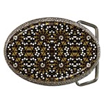 Modern Geometric Ornate Pattern Belt Buckles Front