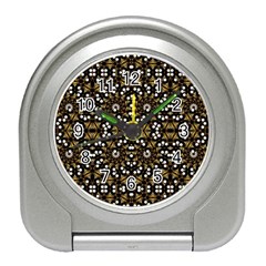 Modern Geometric Ornate Pattern Travel Alarm Clock