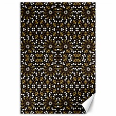 Modern Geometric Ornate Pattern Canvas 24  X 36  by dflcprintsclothing