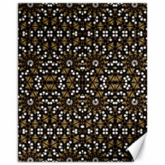 Modern Geometric Ornate Pattern Canvas 11  X 14  by dflcprintsclothing