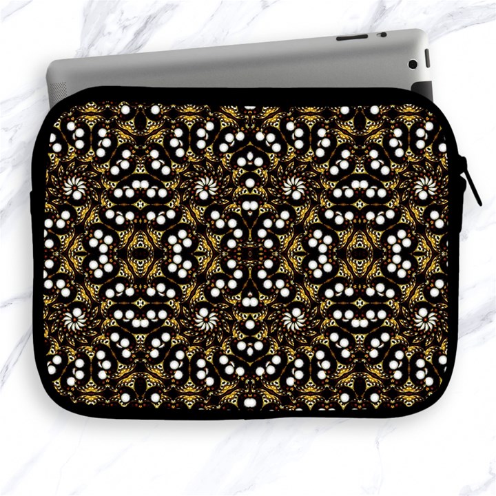 Modern Geometric Ornate Pattern Apple iPad 2/3/4 Zipper Cases