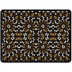 Modern Geometric Ornate Pattern Double Sided Fleece Blanket (Large)  80 x60  Blanket Front