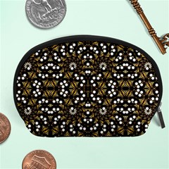 Modern Geometric Ornate Pattern Accessory Pouch (large) by dflcprintsclothing