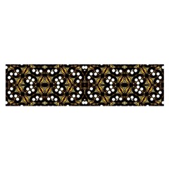 Modern Geometric Ornate Pattern Satin Scarf (oblong) by dflcprintsclothing