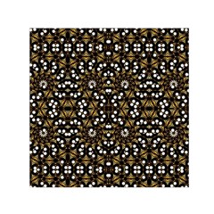 Modern Geometric Ornate Pattern Small Satin Scarf (square)