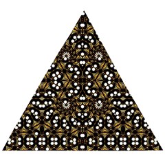 Modern Geometric Ornate Pattern Wooden Puzzle Triangle