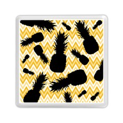 Ananas Chevrons Noir/jaune Memory Card Reader (square) by kcreatif