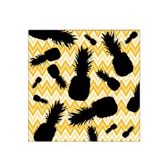 Ananas Chevrons Noir/jaune Satin Bandana Scarf by kcreatif