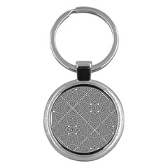 Pattern Formes Geometriques Key Chain (round)