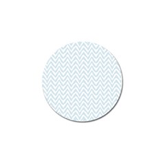 Chevrons Bleu Clair/blanc Golf Ball Marker (10 Pack) by kcreatif