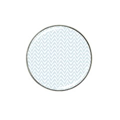 Chevrons Bleu Clair/blanc Hat Clip Ball Marker by kcreatif