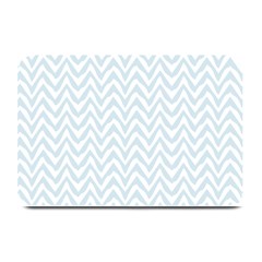 Chevrons Bleu Clair/blanc Plate Mats by kcreatif